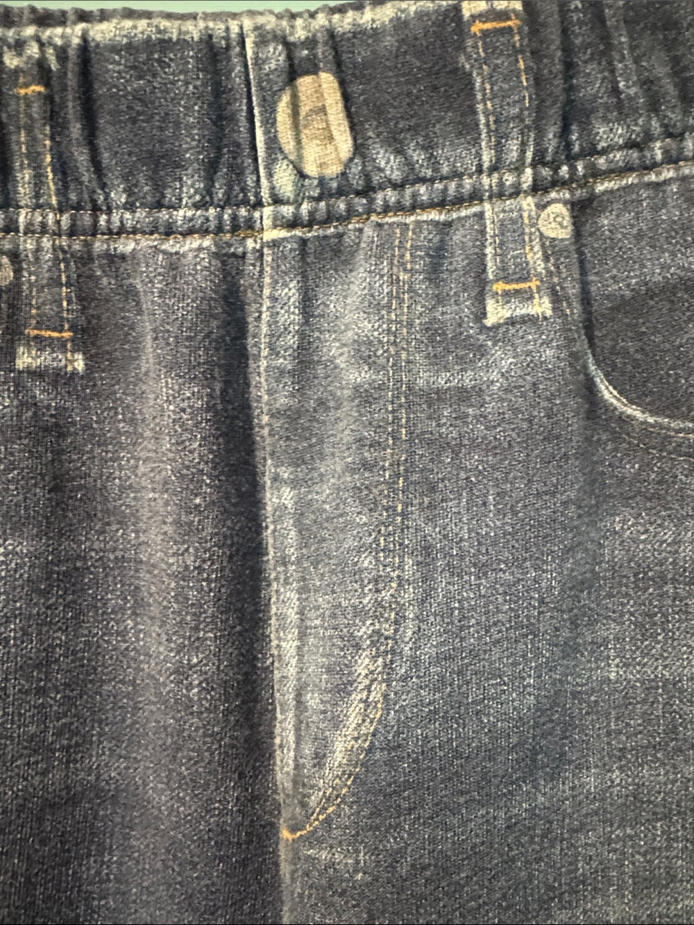 rag & bone Dark Blue Relaxed sweatpant jean Denim Joggers - Picture 3 of 7